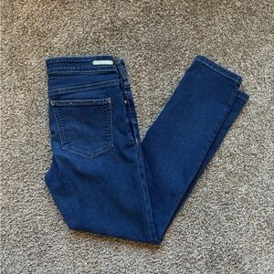 Pilcro and the Letterpress Dark Blue Skinny Jeans